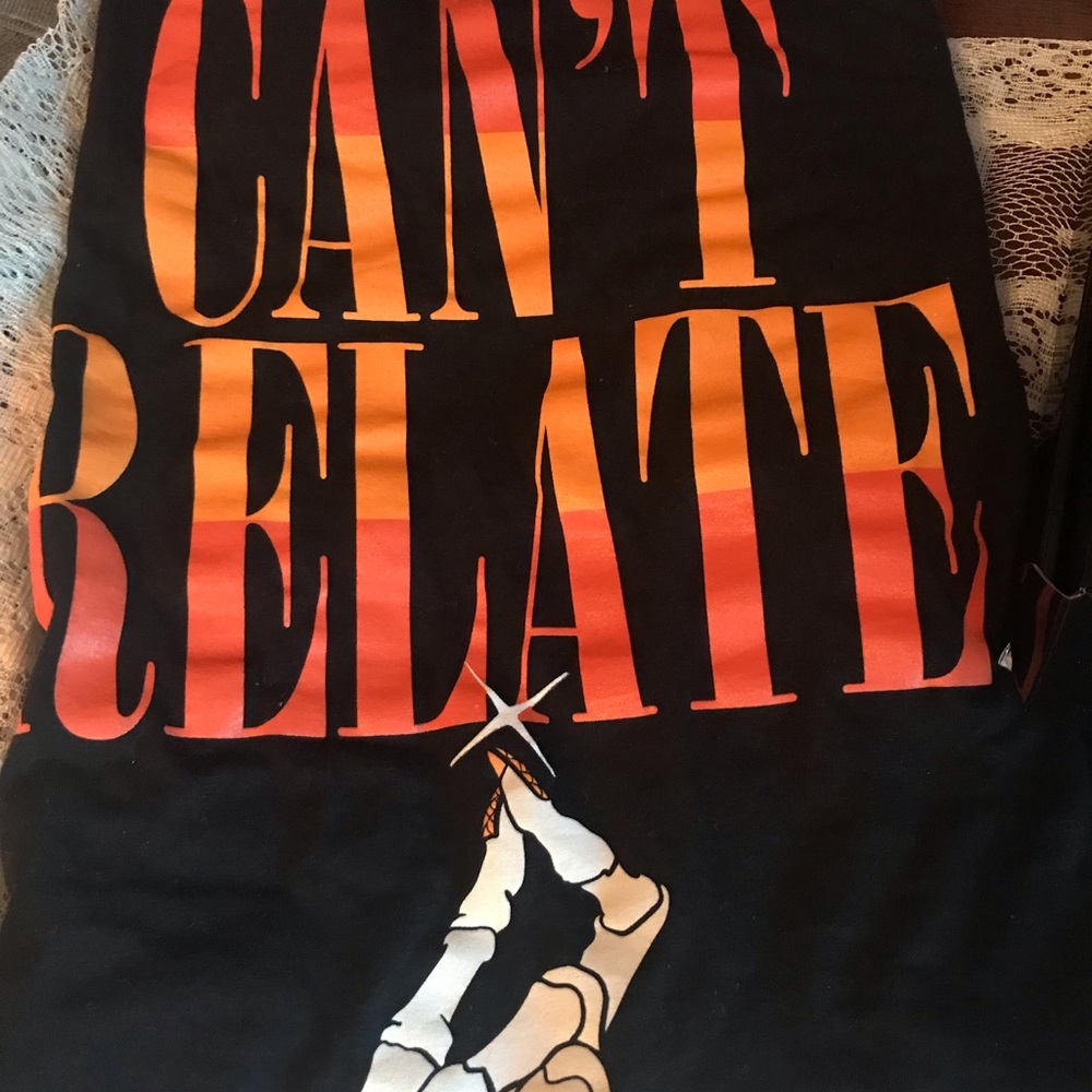 jeffree star cosmetics can't relate shirt